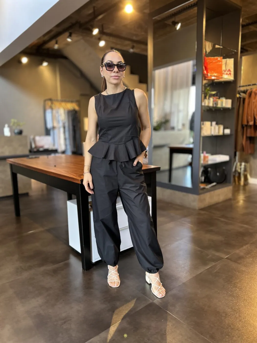 Blusa Algodão Peplum