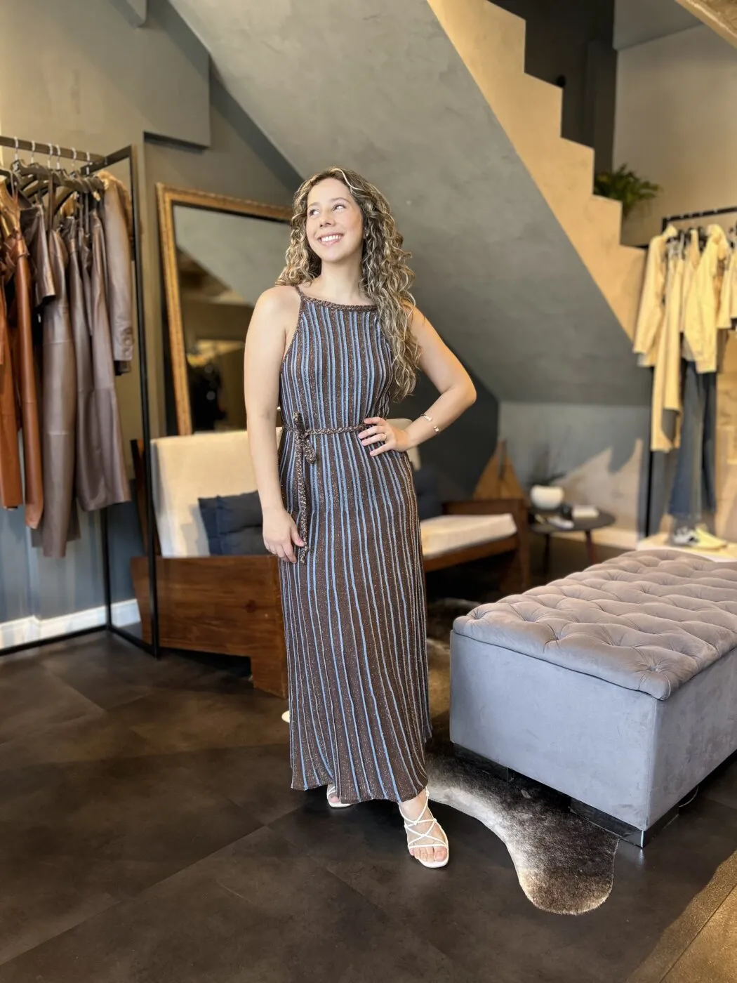 Vestido Elisa Listrado