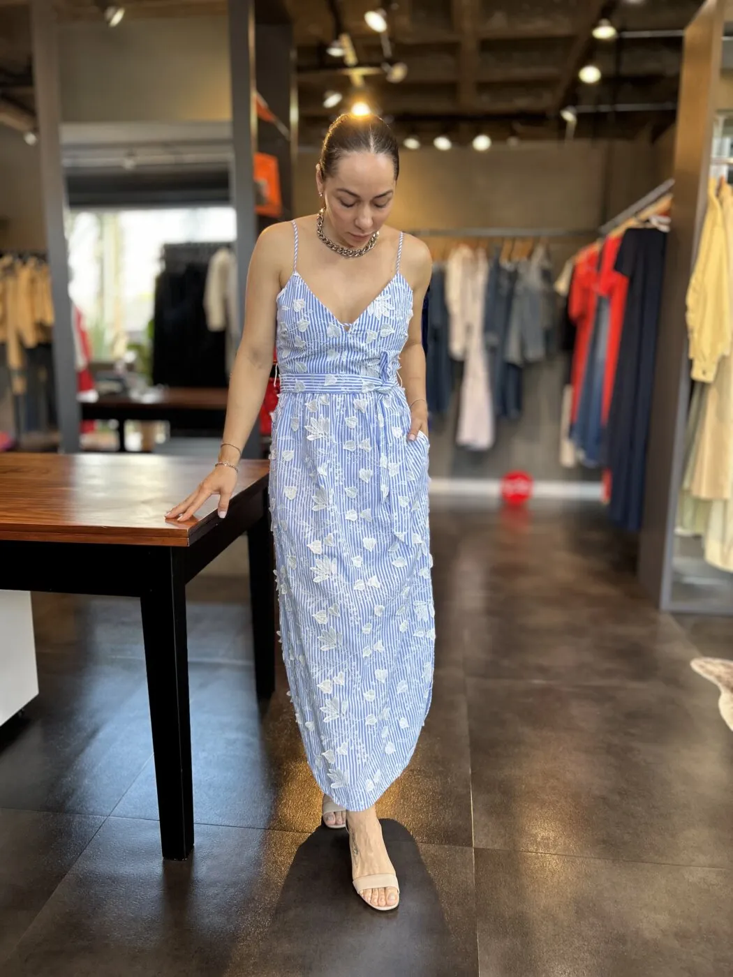 Vestido Simone Listrado